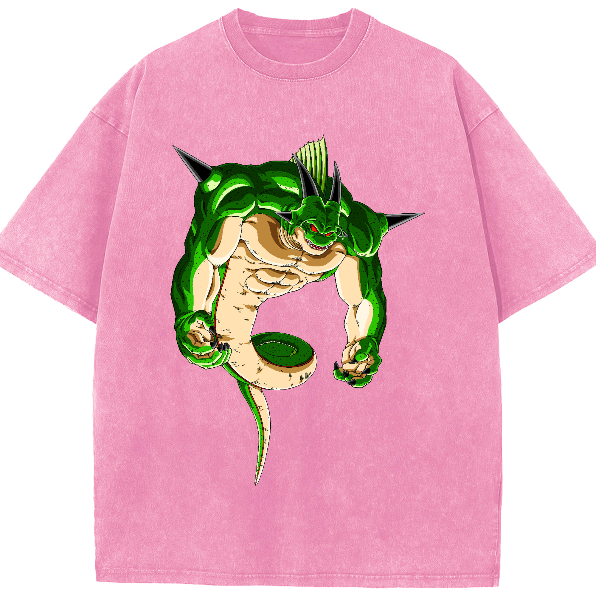 （画像用） ドラゴンボール 神龍 シェンロン DRAGON BALL Shenron 綿100% ヴィンテージ風 半袖Tシャツ（フロントプリント）